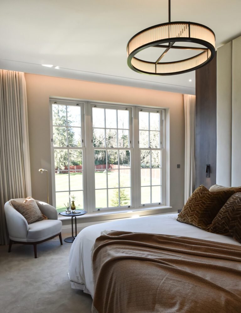 Beautiful view of High End Master Bedroom Ideas With Skylight