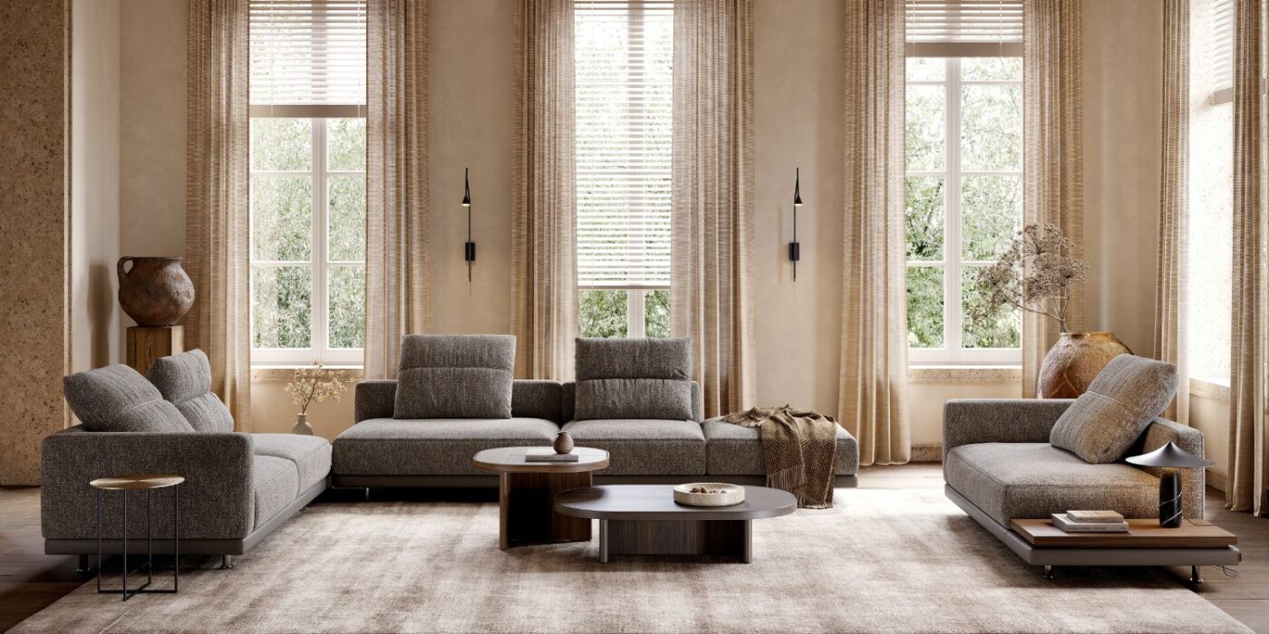 Blog Featured Image - 2026-09-08T175709.089 A bright living room with a modular sofa and a table set, creating an inviting atmosphere for guests.
