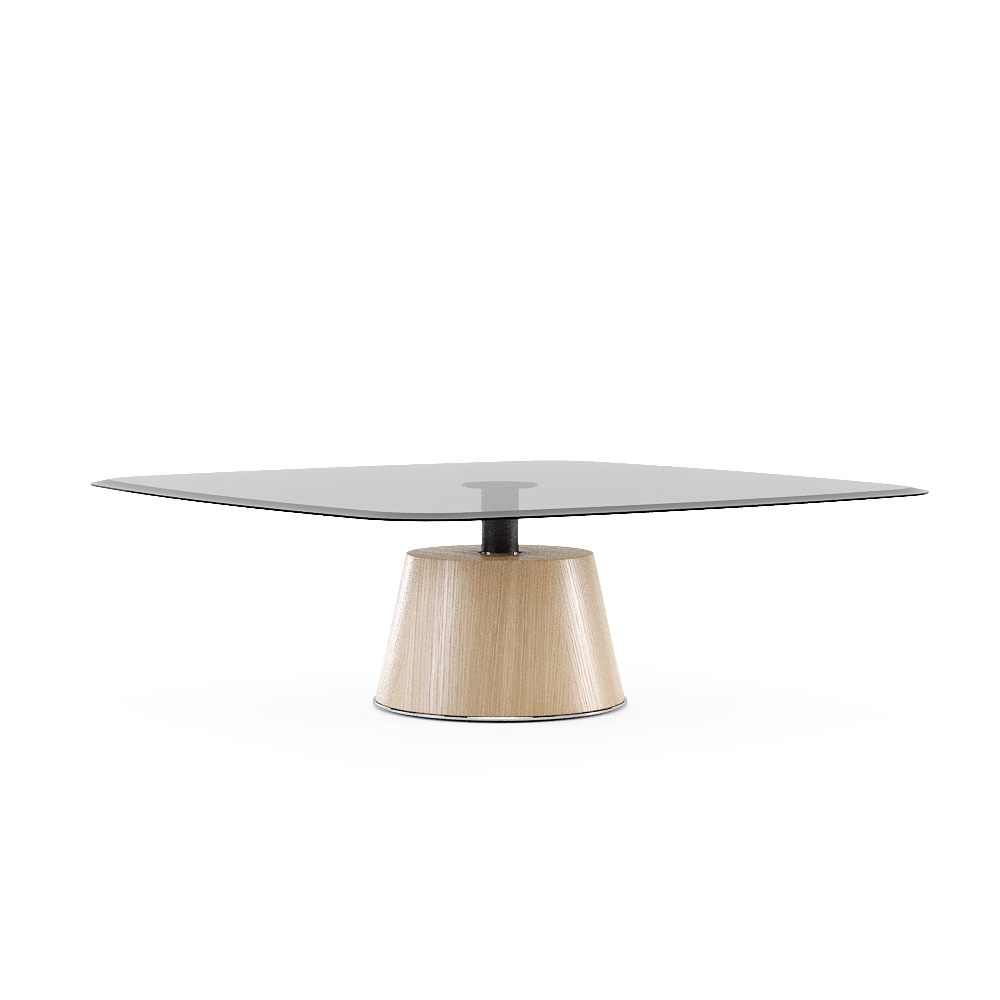 DK20.H - PANTON CENTRO - Natural Oak + Silver Polished + Smoked Glass - 02