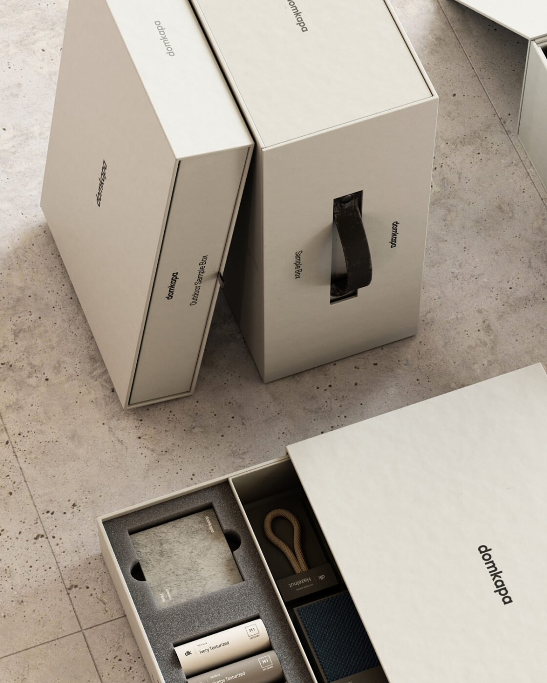 New sample box by Domkapa.