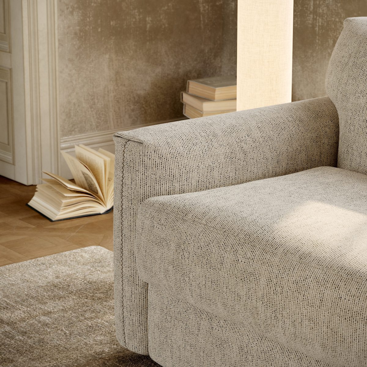 Trends UK 2026: Biophilic sofa close-up details