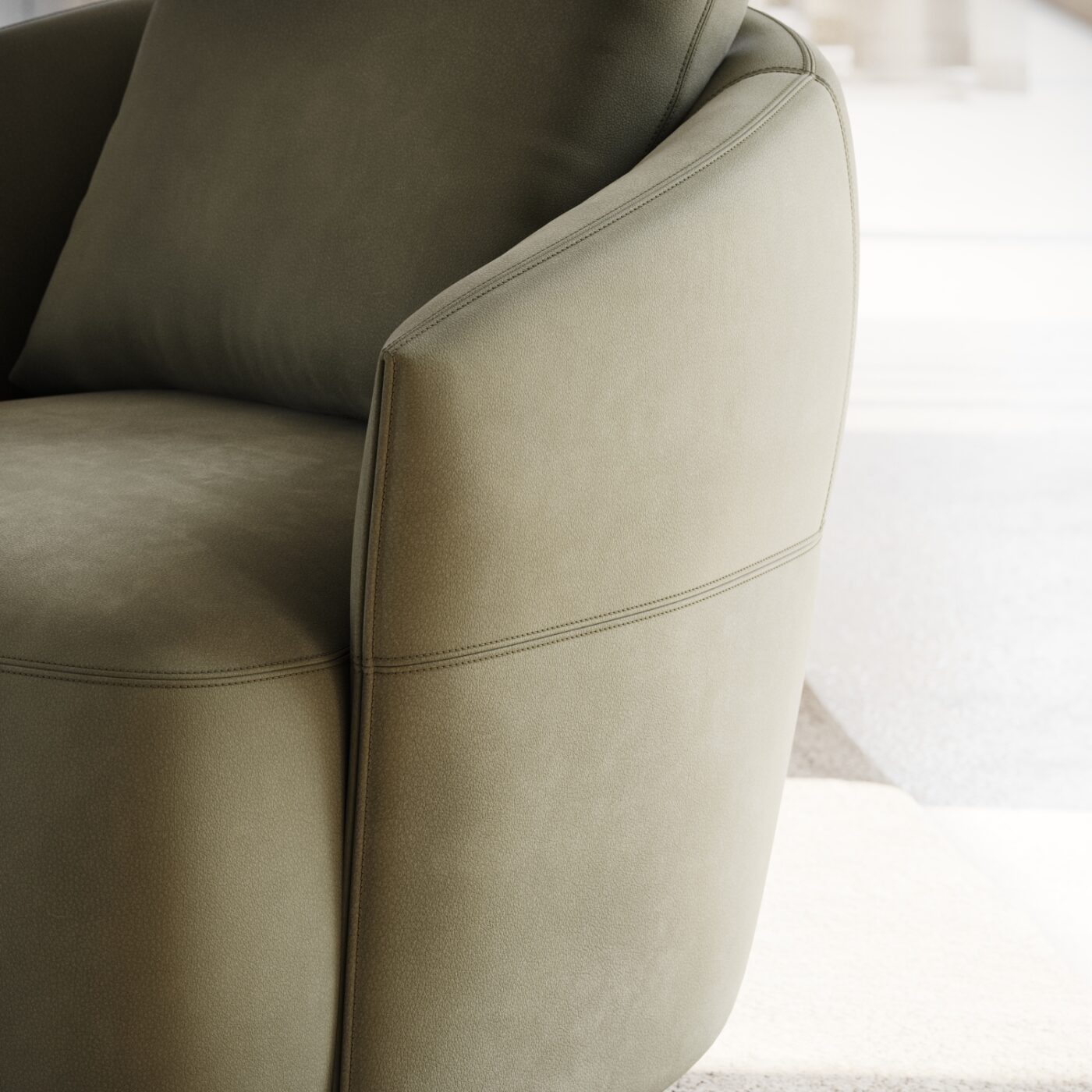 Trends UK 2026: Biophilic green armchair details