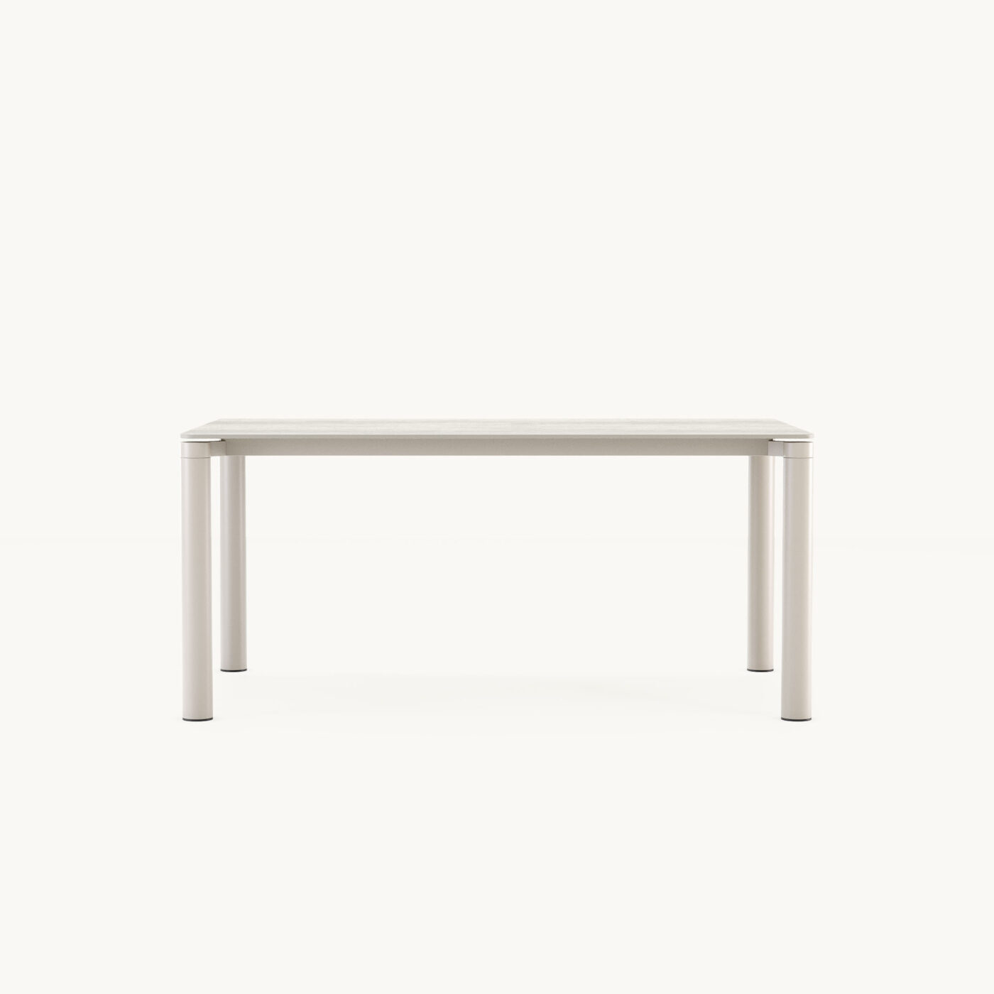 DK26.Z - PONTUS DINING TABLE S - Ceramica Perla + Ivory Texturized - 01_CREMEWEB