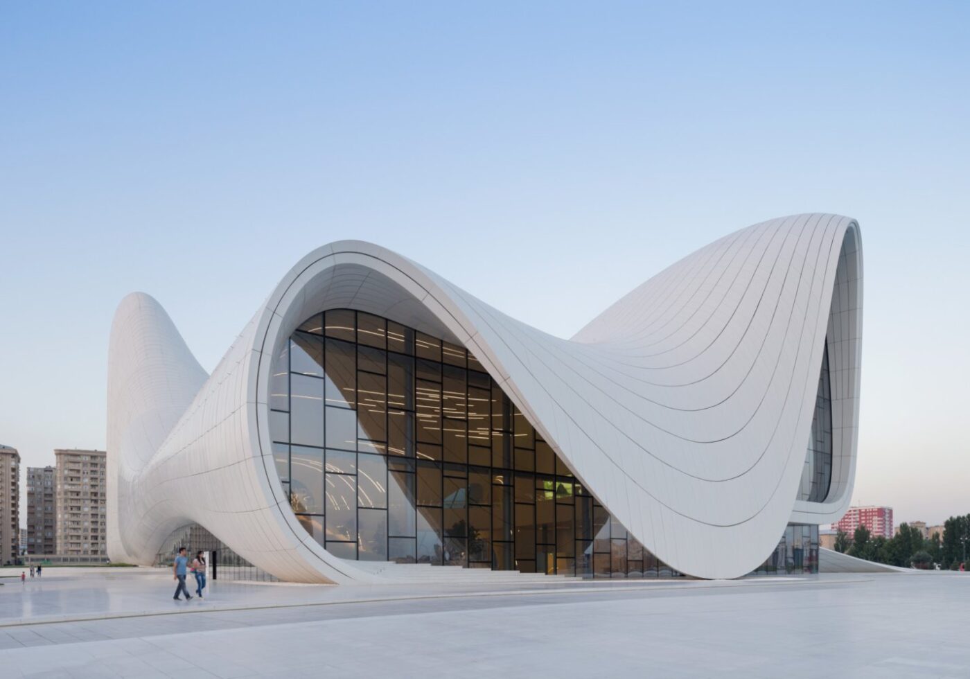 Heydar Aliyev Centre, Azerbaijan by the architecture firm of Zaha Hadid