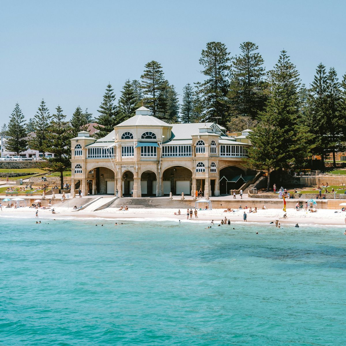 blog article about the best interior designers in Australia A picturesque depiction of Cottesloe Beach in Perth, highlighting the expansive shoreline and tranquil ocean, ideal for relaxation and recreation.