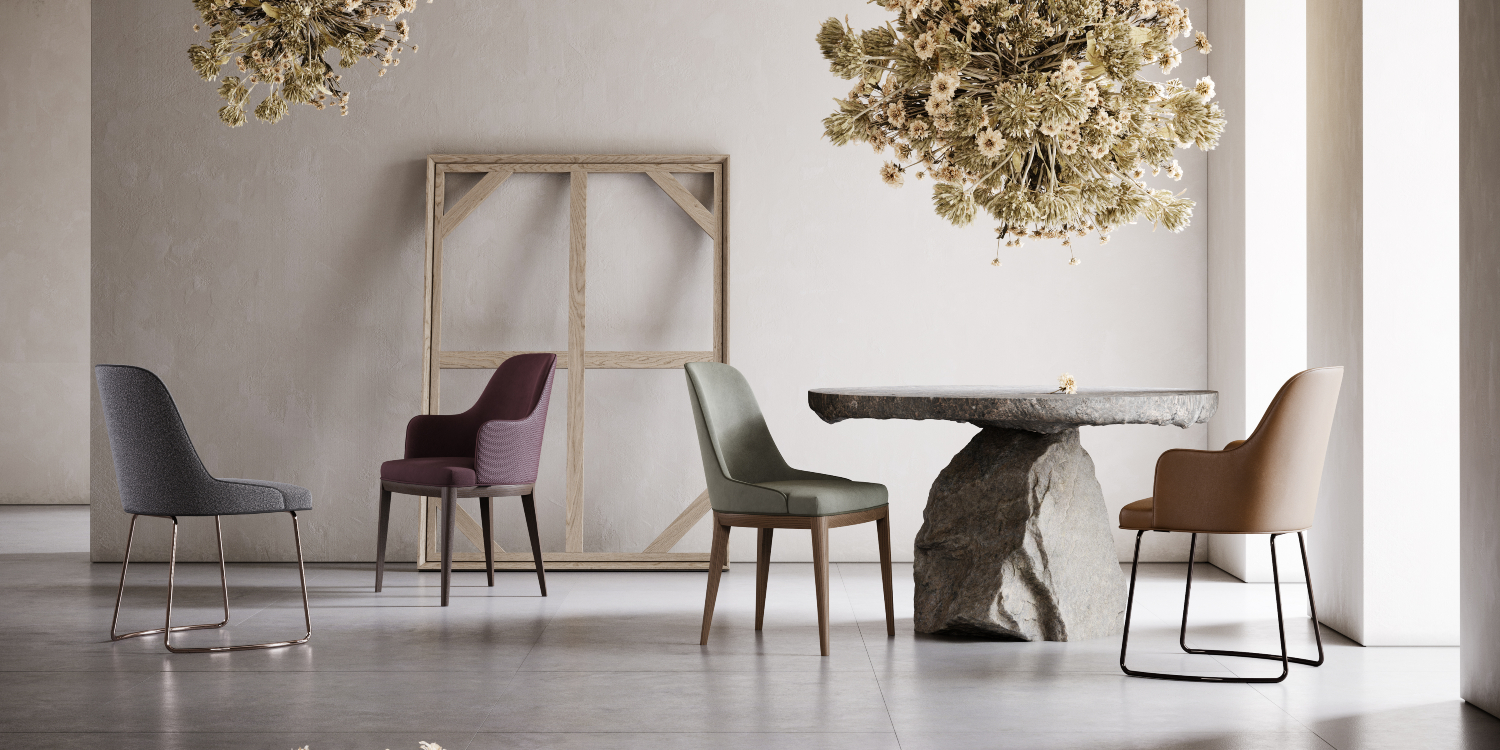 Dining Room Design: Splashes Of Colour And Modern Gestures