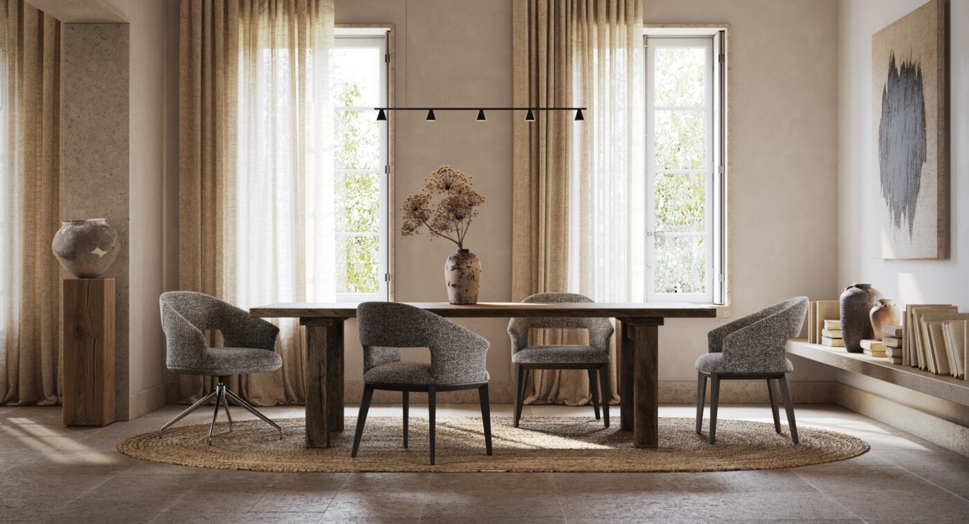 Dining room design with Jermain Chair and taking needs into account