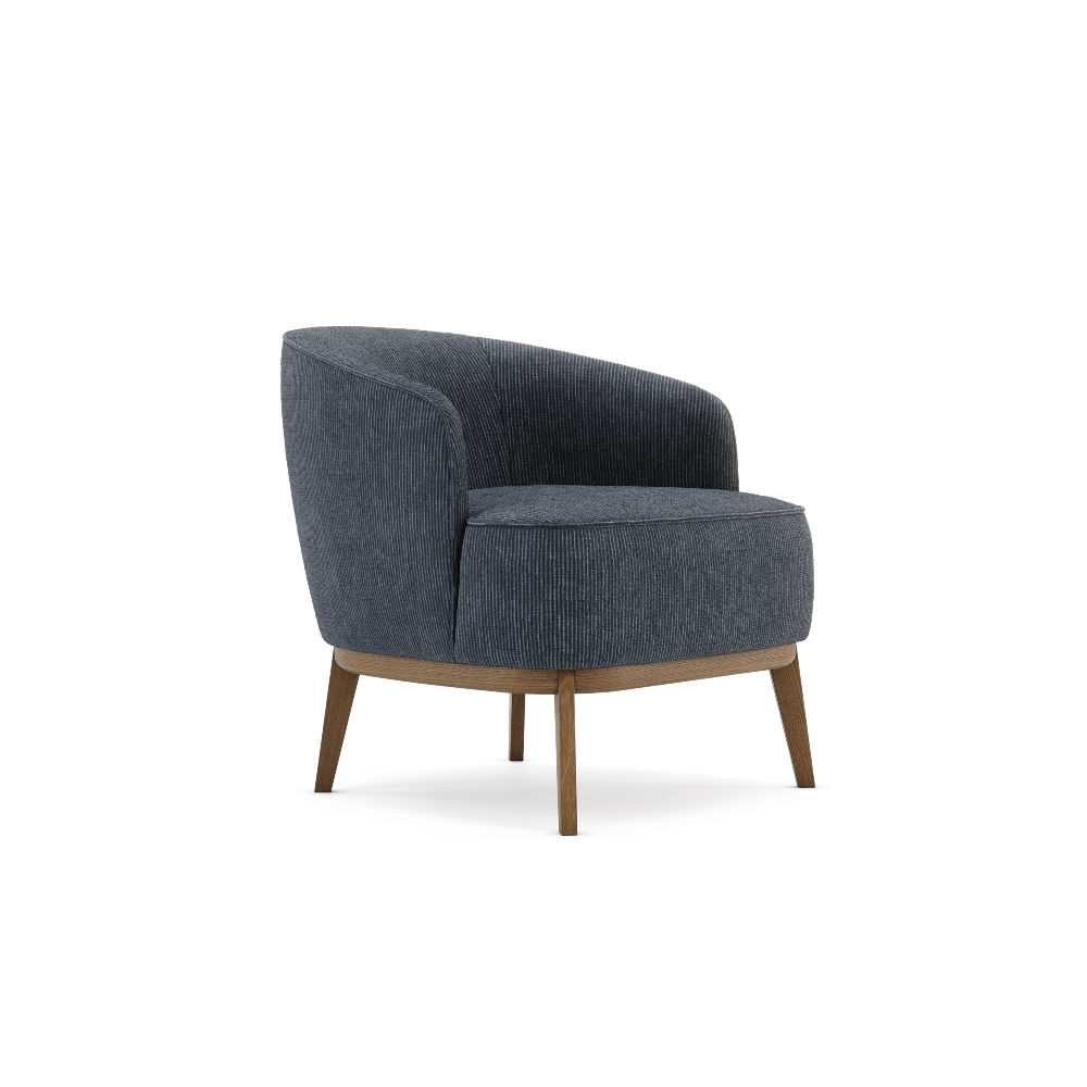 Megan Armchair by Domkapa in classic blue, tne pantone color of 2020.